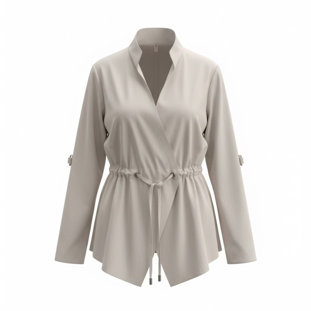 Philosophy Cream Textured Jacket